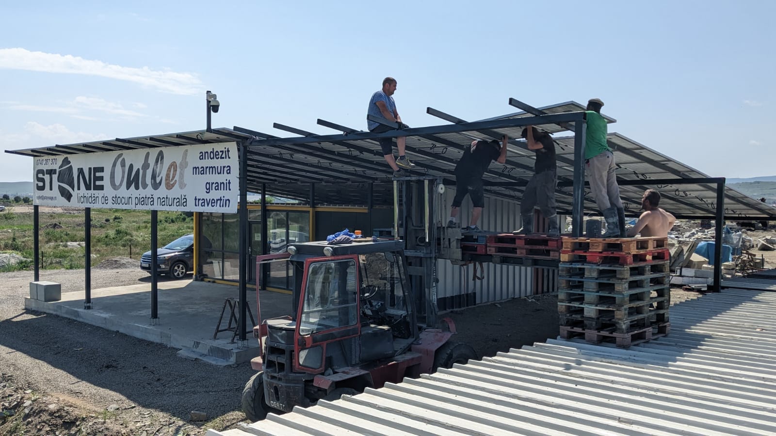 Instalare panouri fotovoltaice STONEAGE - fabrica de piatra (4)